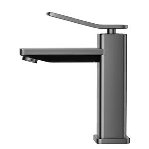 Bathroom gun grey faucet washbasin bathroom hot and cold faucet basin